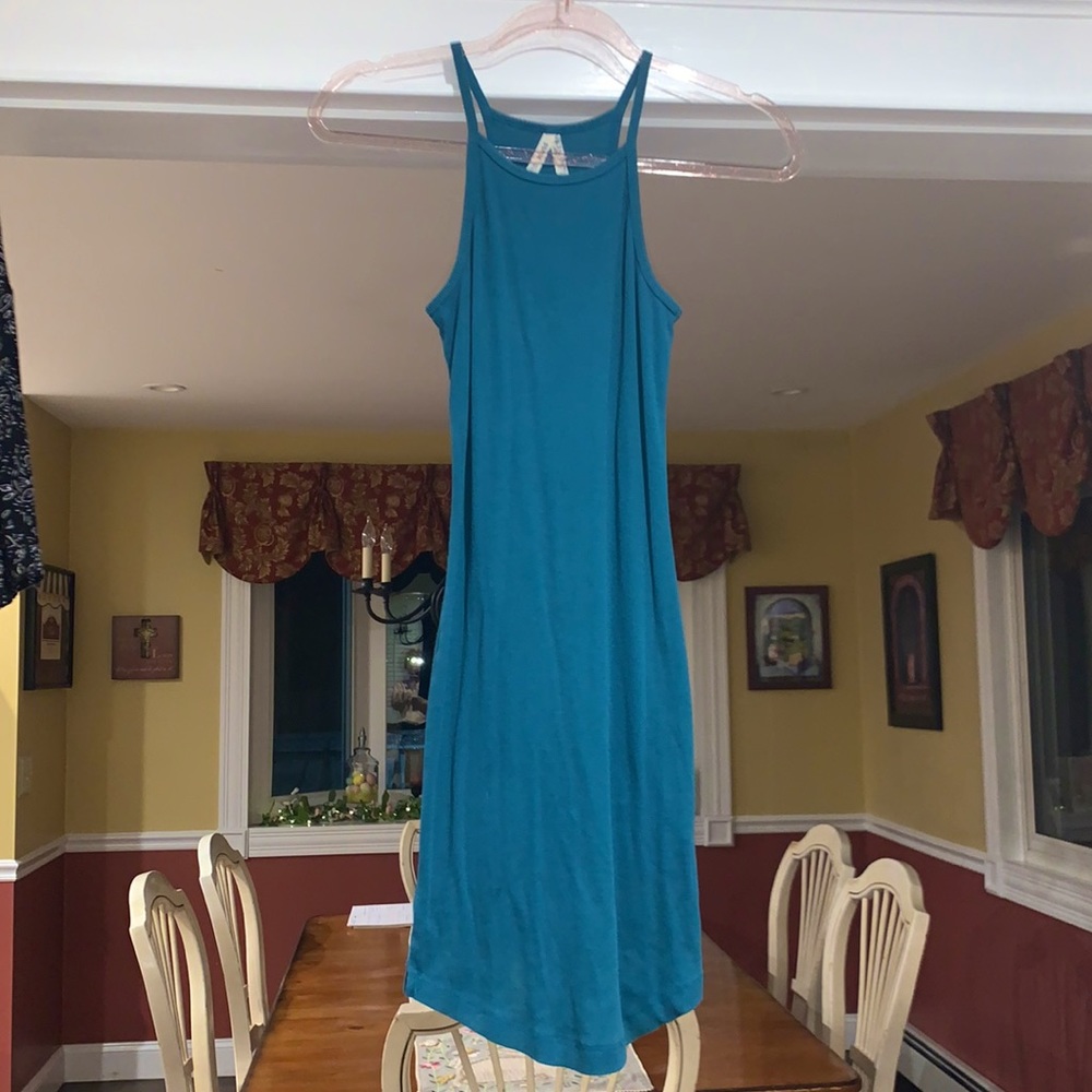 Teal Casual bodycon dress